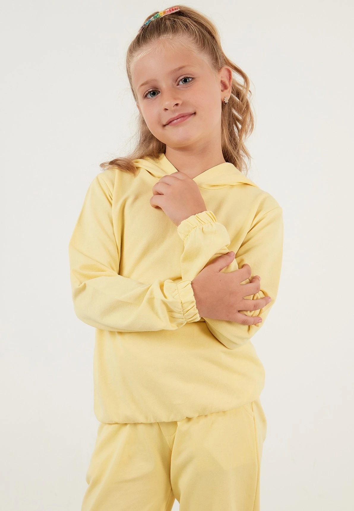 LELA Hooded Set - Chándal - Yellow - Imagen 4
