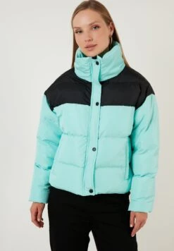 LELA Regular Fit - Chaqueta De Invierno - Black/Mint