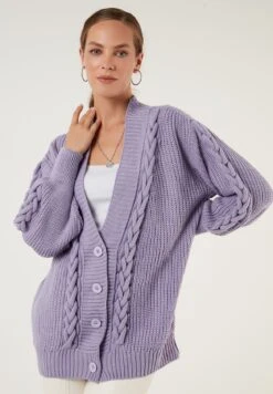 LELA Chaqueta De Punto - Lilac